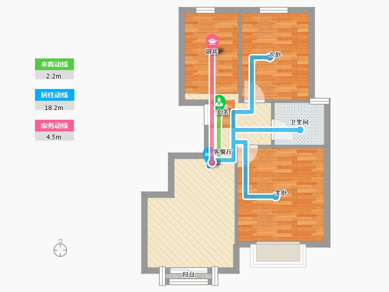 山东省-青岛市-都霖馨苑-55.16-户型库-动静线