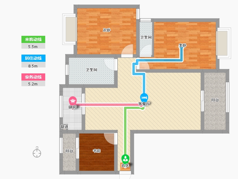 江西省-宜春市-水寨瀛台-97.34-户型库-动静线