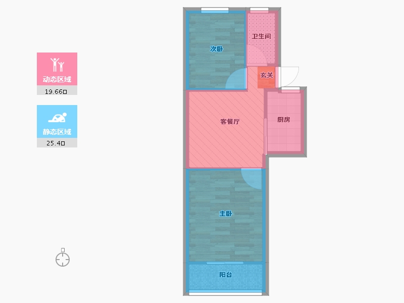 上海-上海市-政立路580弄小区-39.23-户型库-动静分区