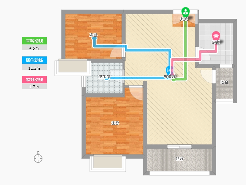 河南省-三门峡市-银堤漫步-77.91-户型库-动静线