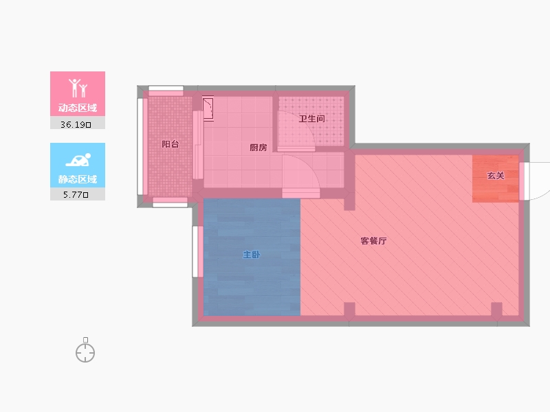 天津-天津市-世昌里-30.86-户型库-动静分区