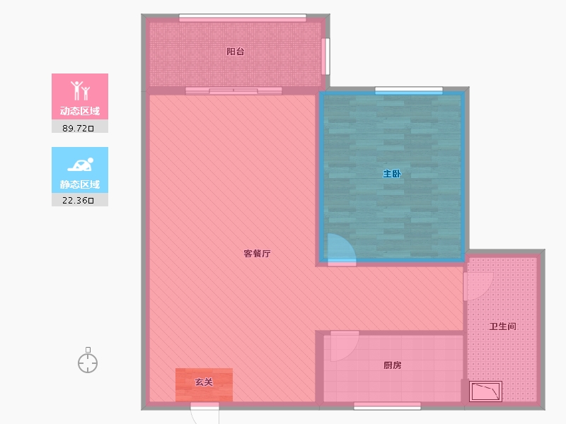 山东省-烟台市-大都汇-101.43-户型库-动静分区