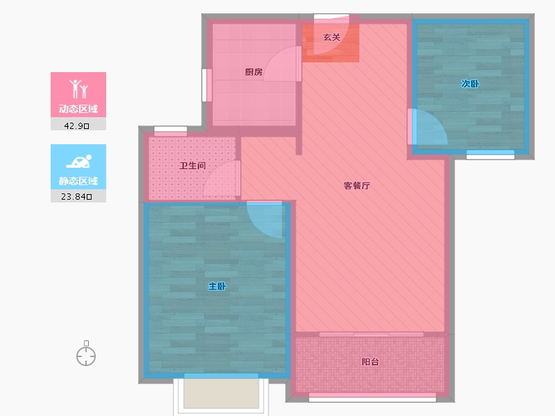 山东省-德州市-金球华地-58.59-户型库-动静分区