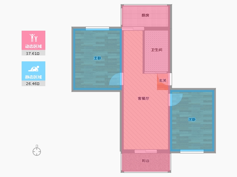 山西省-阳泉市-大垴西-55.78-户型库-动静分区