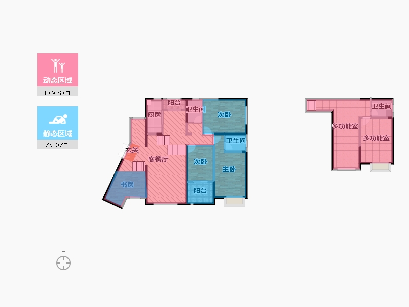 河南省-焦作市-圣菲城-179.31-户型库-动静分区