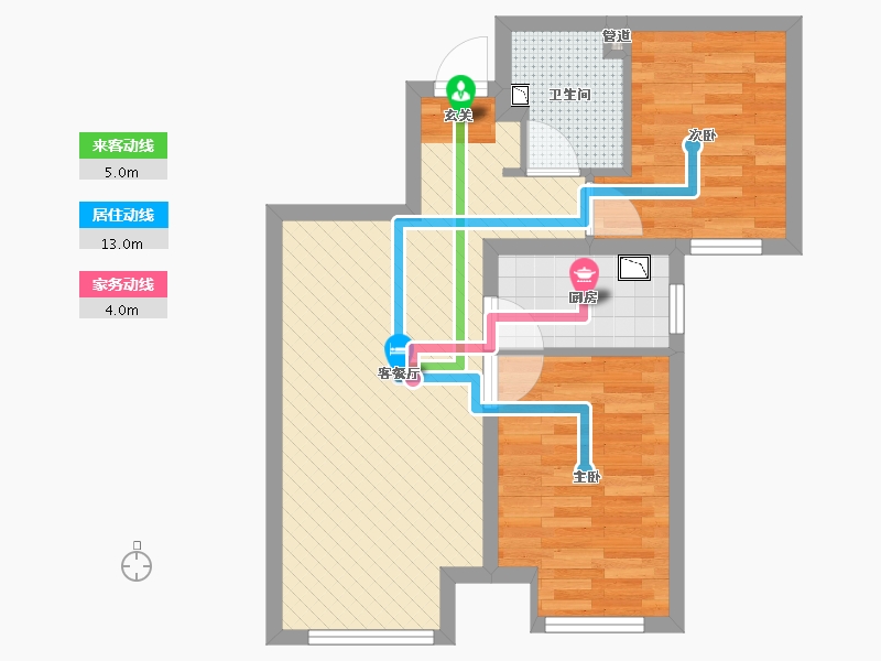 河北省-廊坊市-燕郊-53.23-户型库-动静线