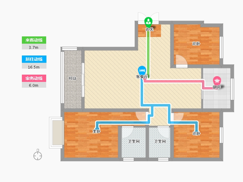 河南省-安阳市-中信城-94.82-户型库-动静线