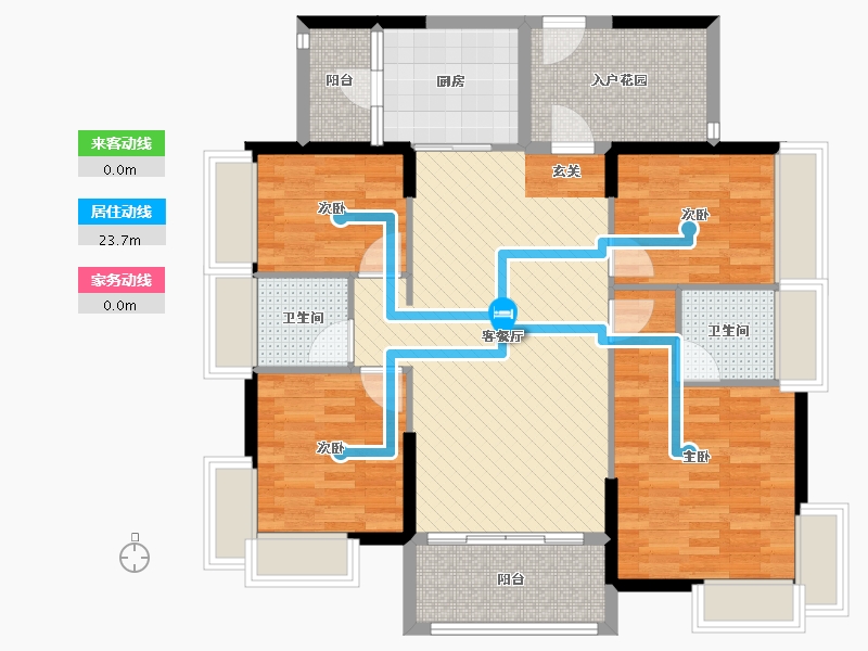 广东省-中山市-君汇尚品-103.30-户型库-动静线