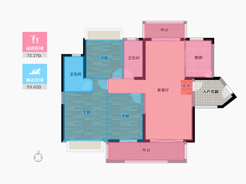 广东省-阳江市-国鼎中央公园-114.95-户型库-动静分区