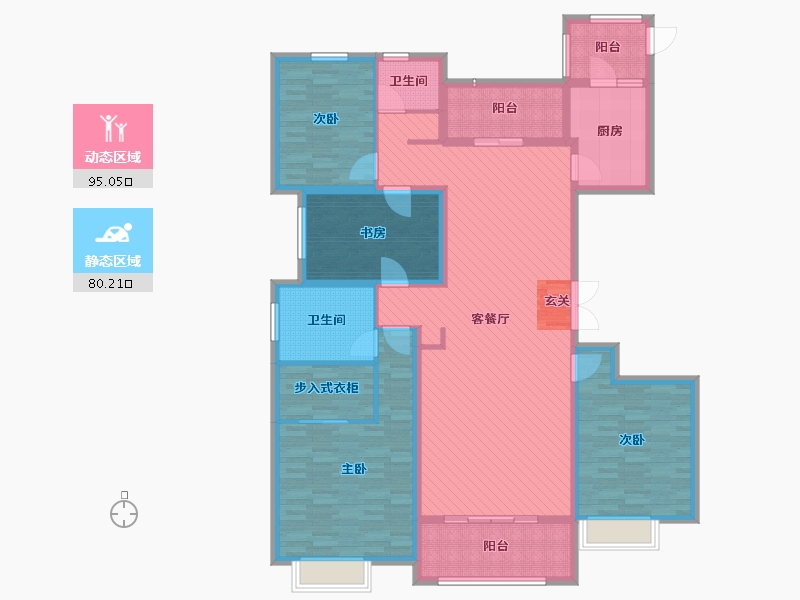 河南省-濮阳市-滨湖湾-154.98-户型库-动静分区