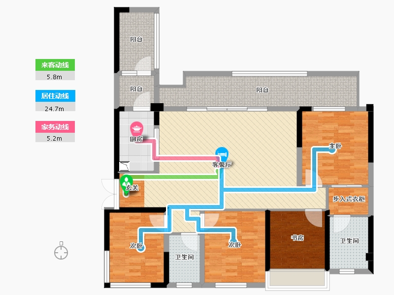 四川省-成都市-德商御府天骄-122.03-户型库-动静线