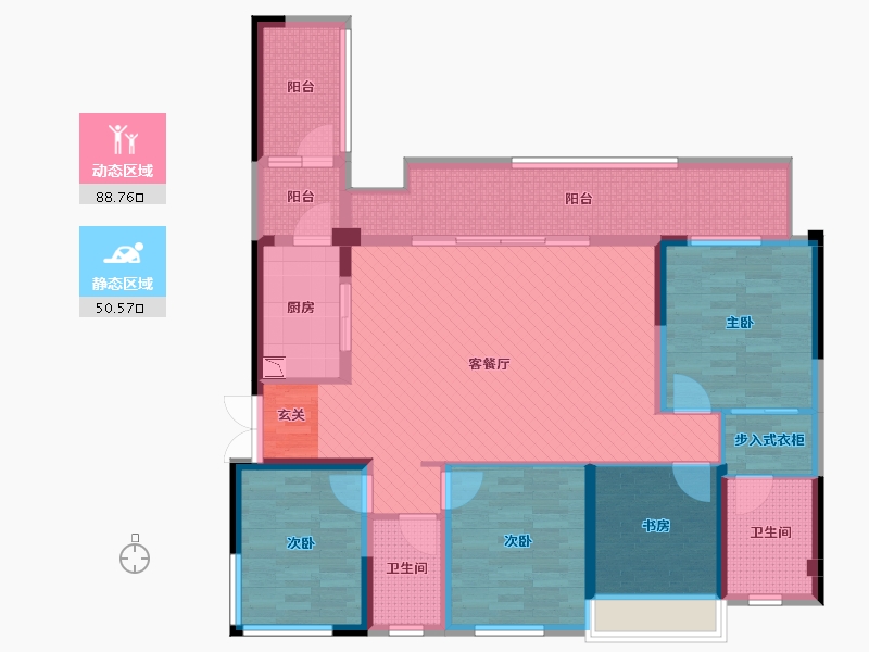 四川省-成都市-德商御府天骄-122.03-户型库-动静分区