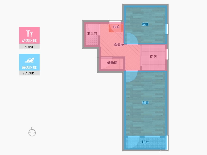 北京-北京市-塔院小区-36.27-户型库-动静分区