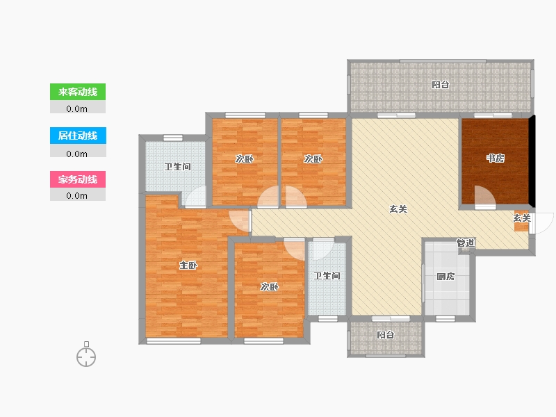 广西壮族自治区-南宁市-阳光城丽景湾-131.03-户型库-动静线