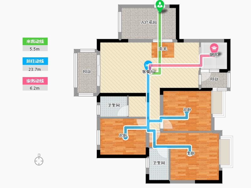 湖南省-常德市-大汉新城-101.42-户型库-动静线