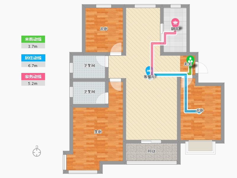 河北省-邯郸市-格林春天-100.00-户型库-动静线