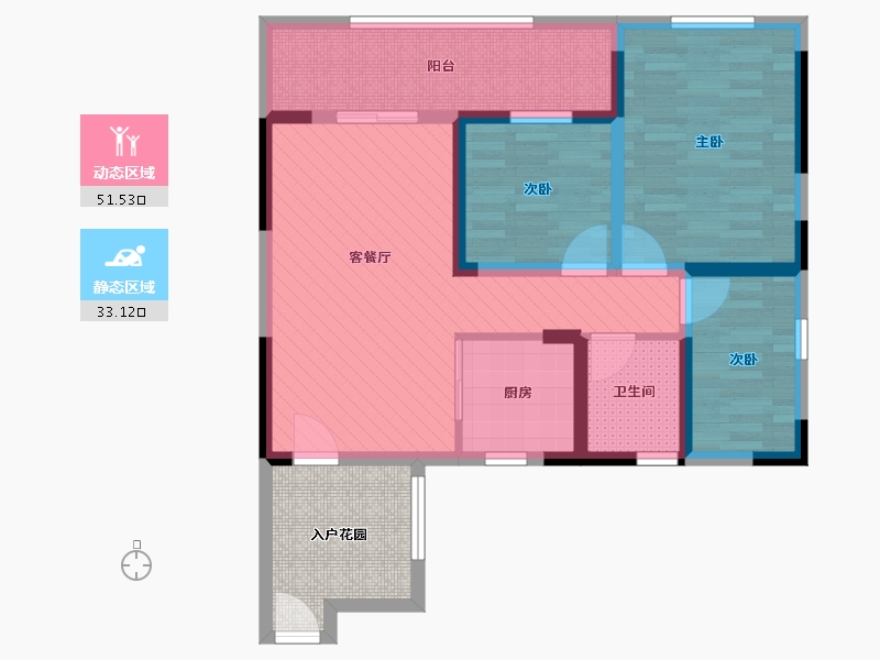 海南省-三亚市-三亚星域-80.68-户型库-动静分区