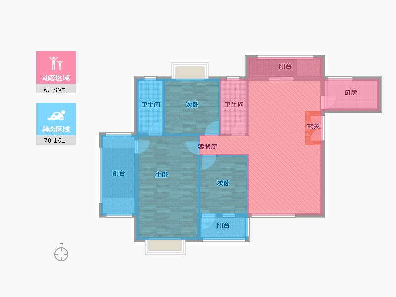 云南省-昭通市-映景梦苑小区-119.15-户型库-动静分区