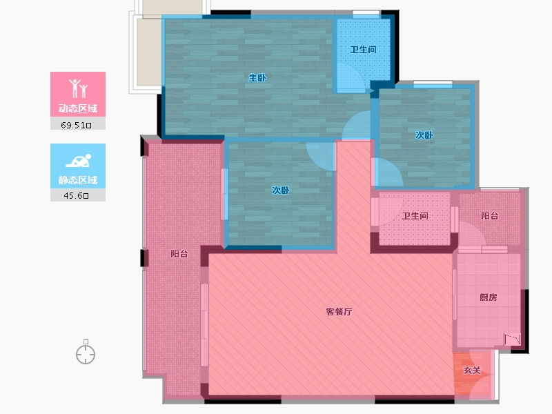 贵州省-贵阳市-盛世国际-102.12-户型库-动静分区