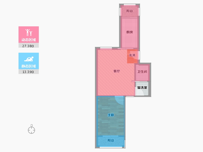 北京-北京市-老山西里-37.29-户型库-动静分区