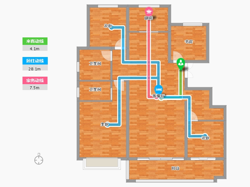 山东省-临沂市-金桥汇金湾-150.00-户型库-动静线