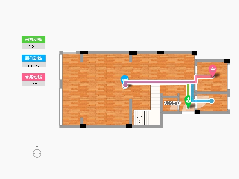 江苏省-无锡市-鸿山尚苑-87.14-户型库-动静线