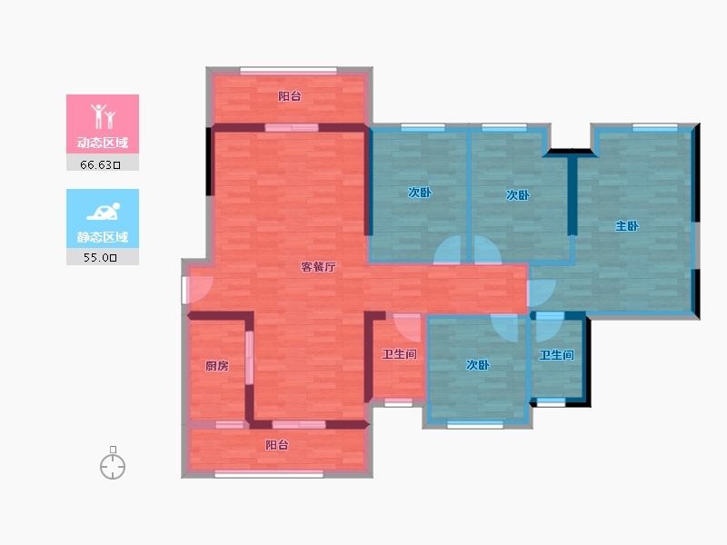 广东省-肇庆市-林隐天下-107.88-户型库-动静分区