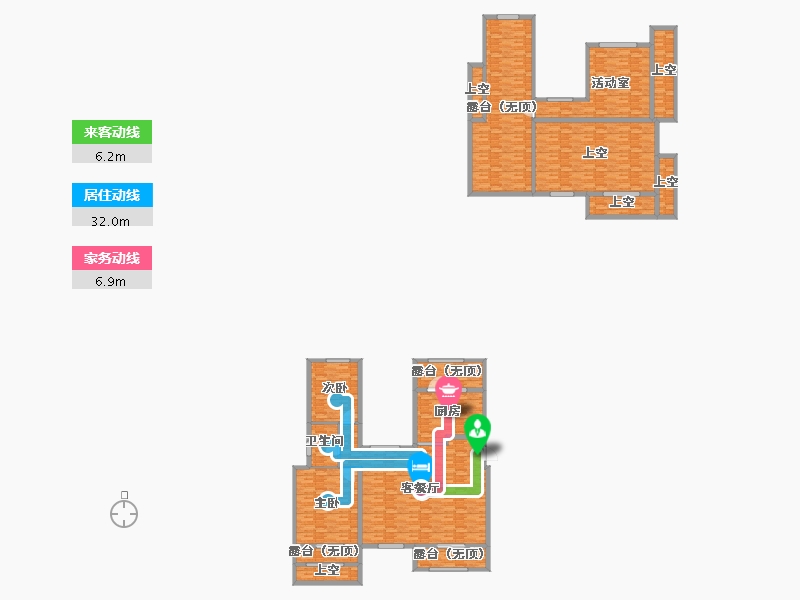 湖南省-长沙市-中航城国际社区-268.00-户型库-动静线