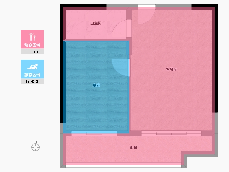 广东省-中山市-海雅君悦花园-43.58-户型库-动静分区