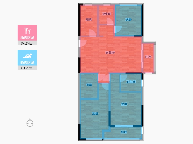 浙江省-嘉兴市-泛华-101.09-户型库-动静分区