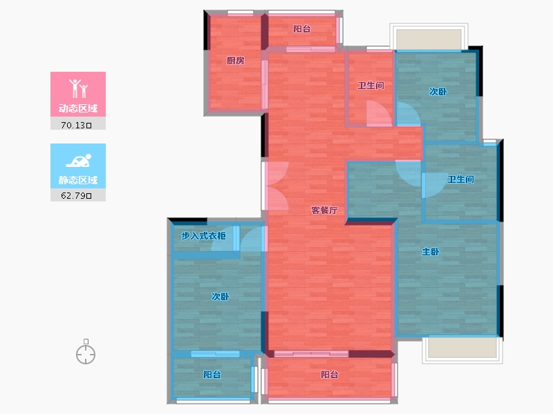 江苏省-南京市-锦绣华府-120.01-户型库-动静分区