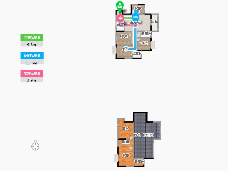 陕西省-安康市-兴科明珠花园三期-208.97-户型库-动静线