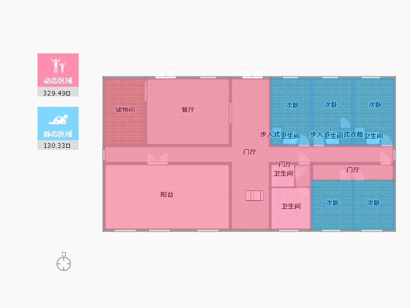 北京-北京市-小也山谷-425.00-户型库-动静分区