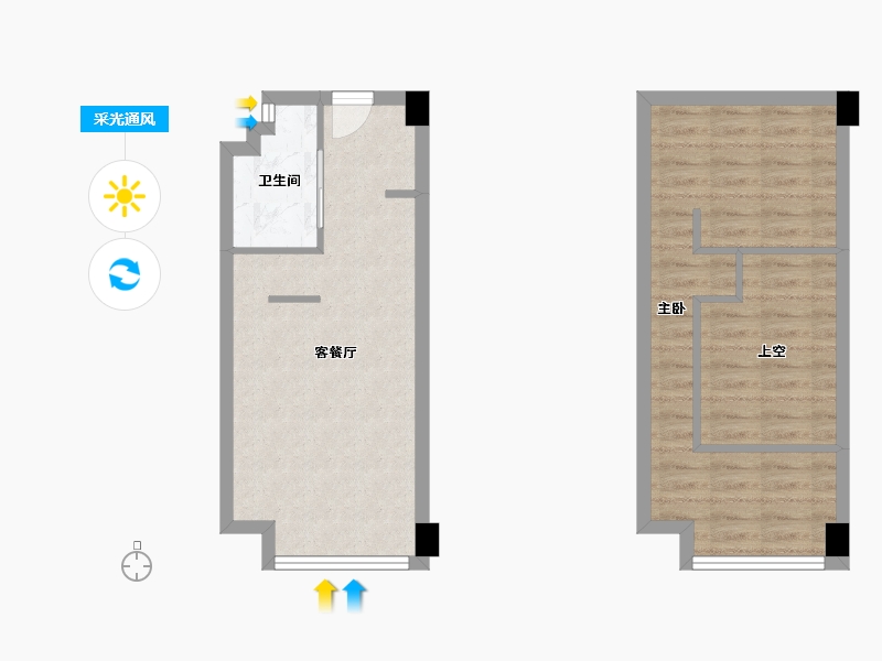 江西省-南昌市-方大中心-58.11-户型库-采光通风