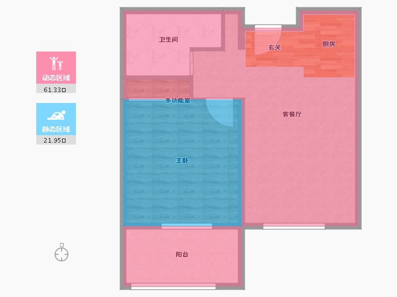 四川省-成都市-公园1号-76.00-户型库-动静分区