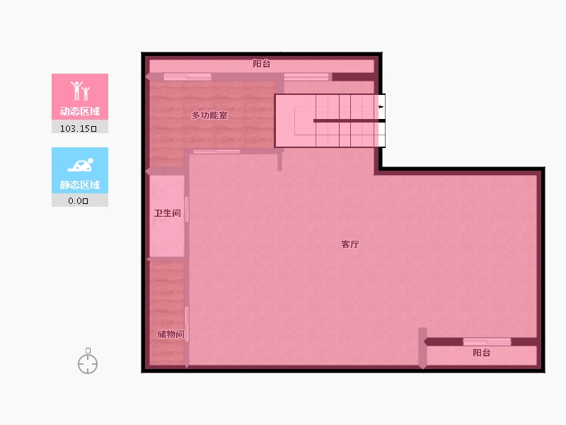 四川省-成都市-中建人居山水颐墅-94.07-户型库-动静分区