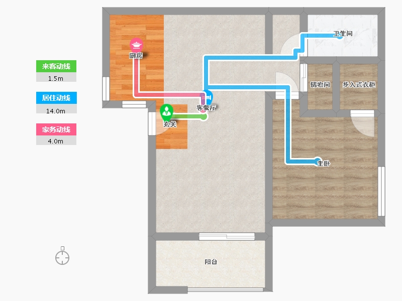 California-Fresno-Lake Ridge Apartments-61.23-户型库-动静线