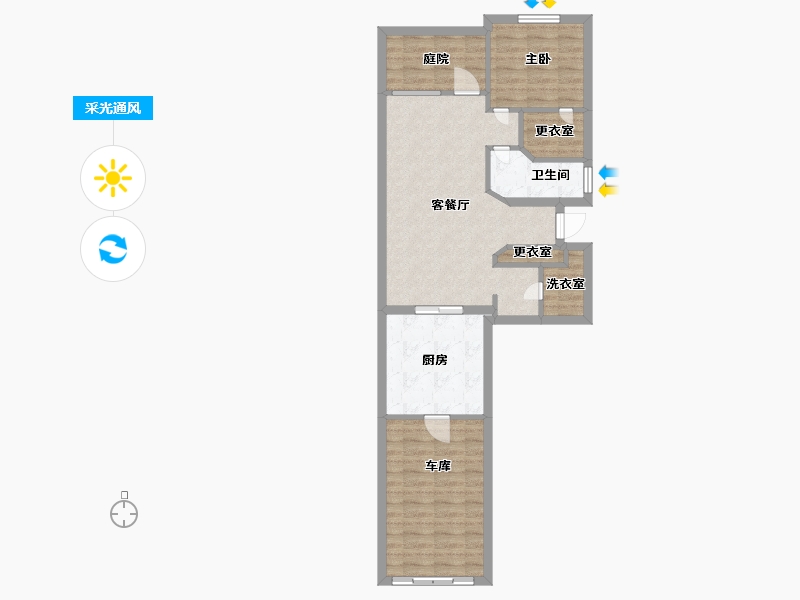 Florida-Orange-Northbridge at Millenia Lake-73.94-户型库-采光通风