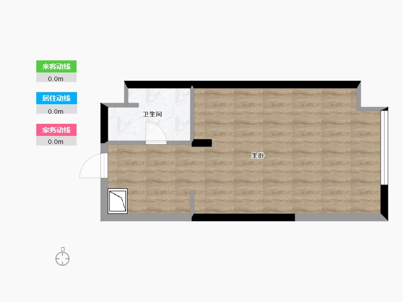 上海-上海市-和畅公寓-35.64-户型库-动静线