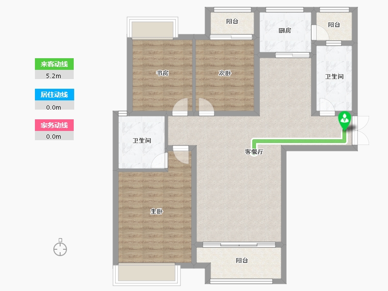 河南省-漯河市-泰威中央公园-100.00-户型库-动静线