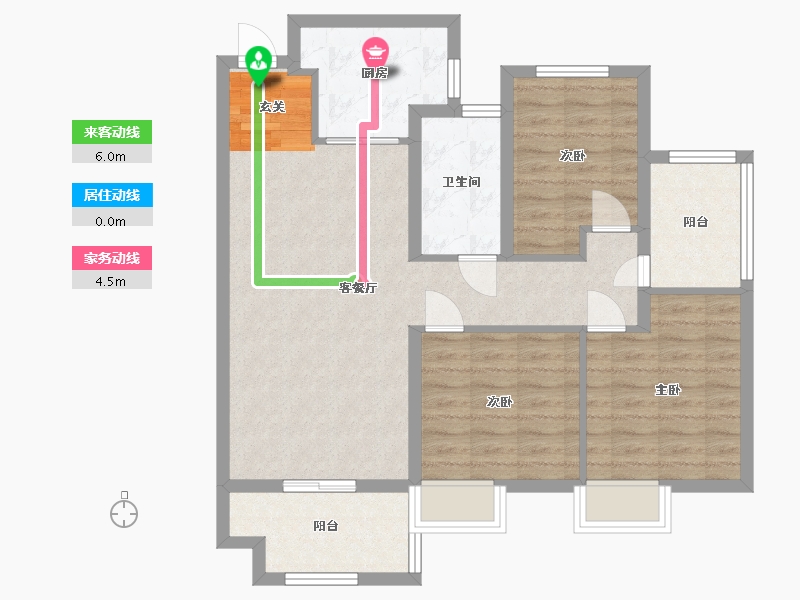 安徽省-合肥市-保利时代-86.19-户型库-动静线