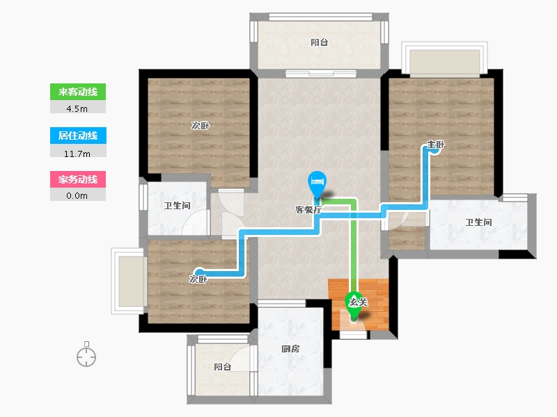 四川省-成都市-同森锦逸-80.12-户型库-动静线