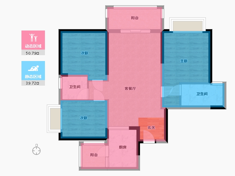 四川省-成都市-同森锦逸-80.12-户型库-动静分区