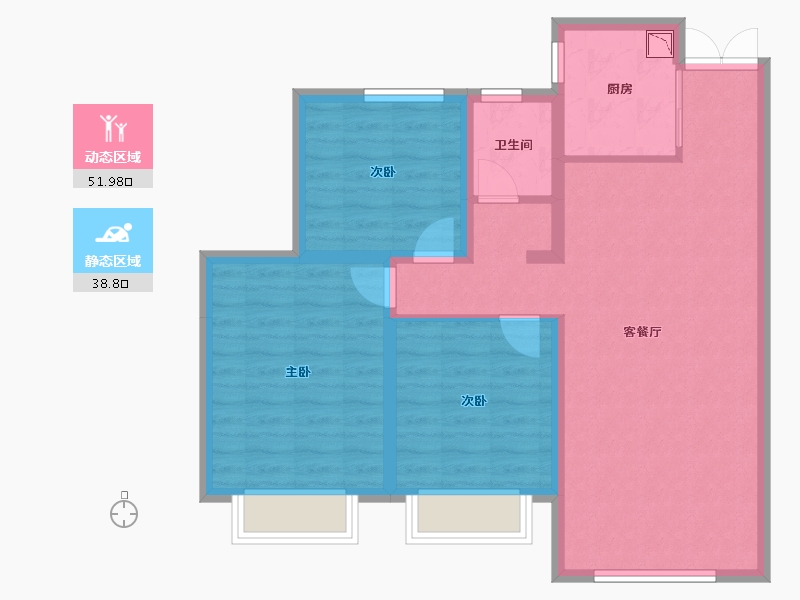 甘肃省-武威市-恒昌首府-81.15-户型库-动静分区