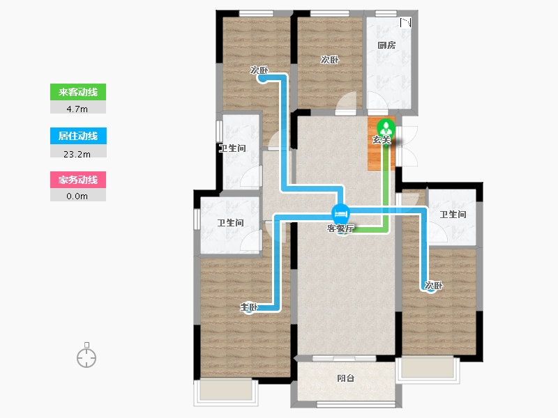 河南省-郑州市-正商裕园-112.77-户型库-动静线