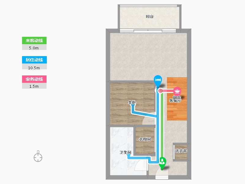 Florida-Lake-Lofts at South Lake-44.07-户型库-动静线