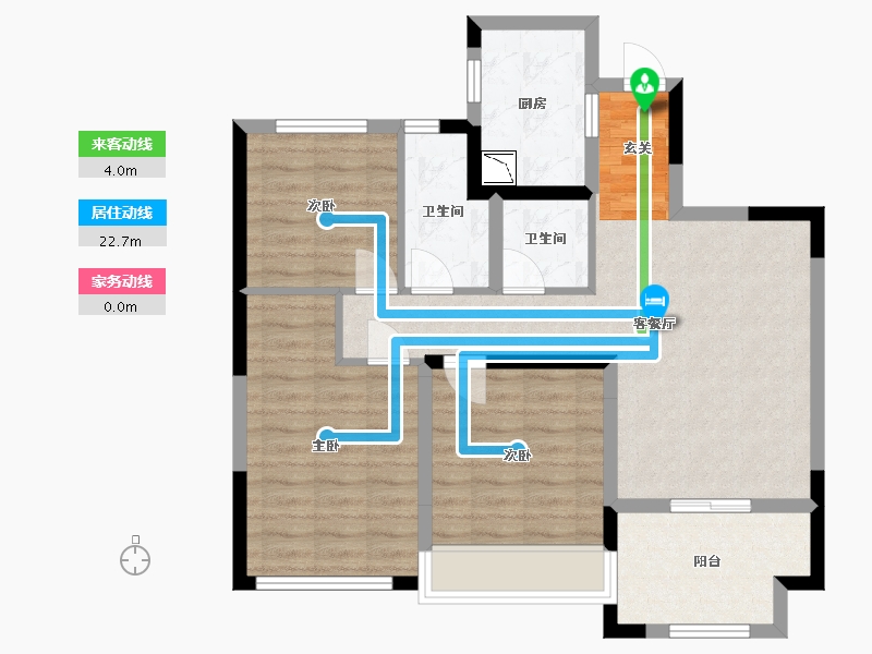 浙江省-杭州市-祥生钱塘新语-80.01-户型库-动静线