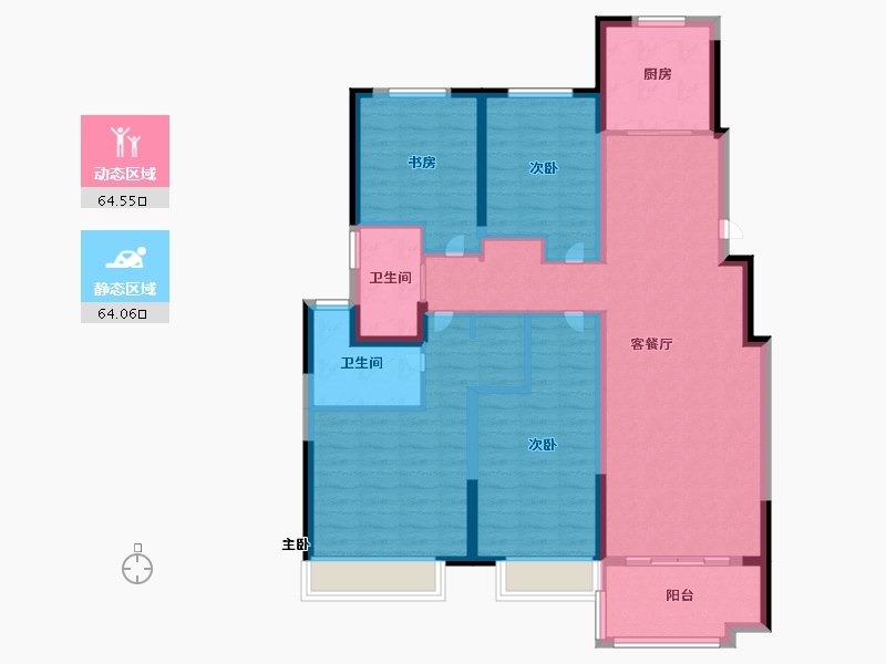 江苏省-徐州市-养育-115.00-户型库-动静分区