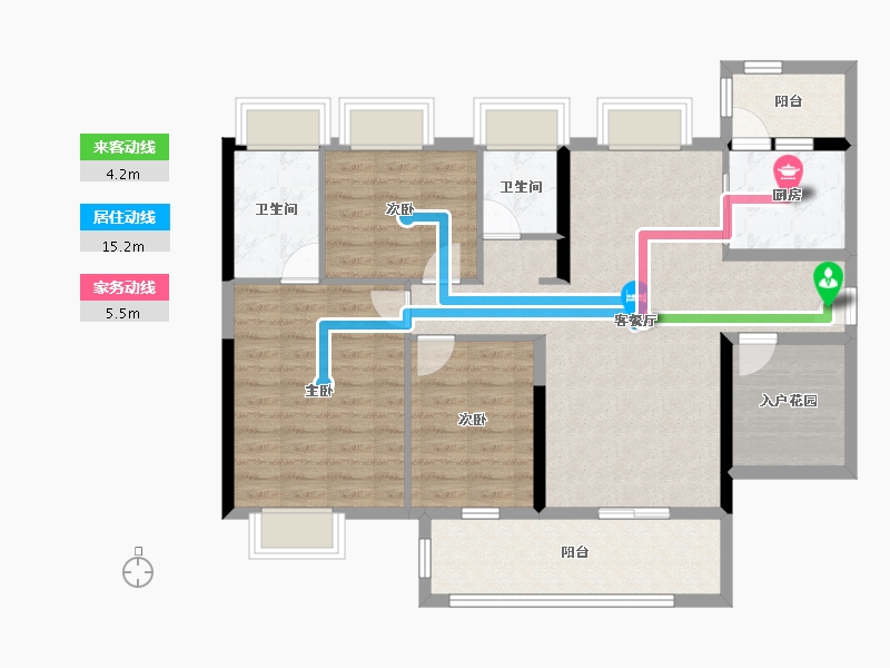 广东省-韶关市-保利大都会-101.36-户型库-动静线