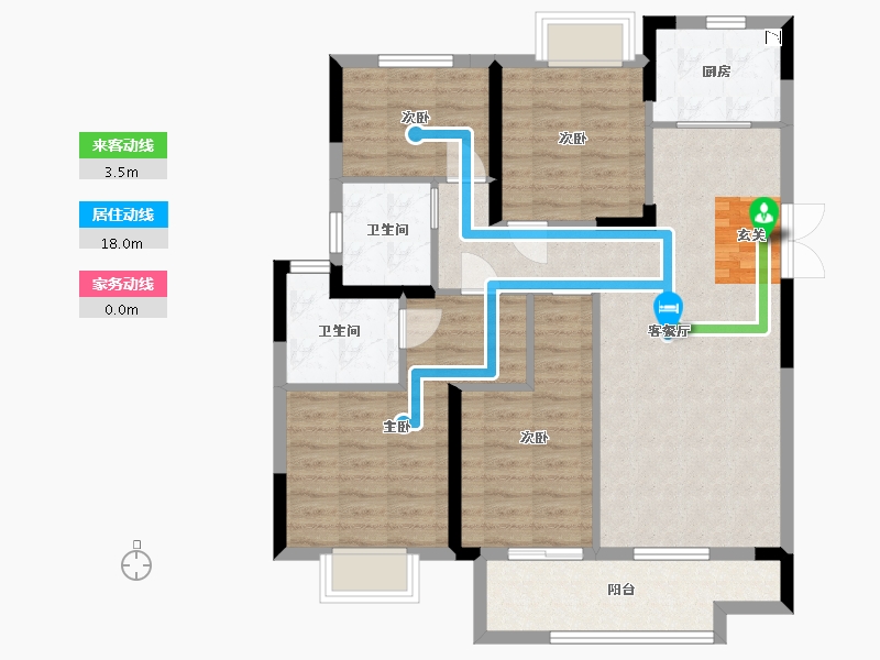 湖北省-武汉市-融侨方圆-94.89-户型库-动静线